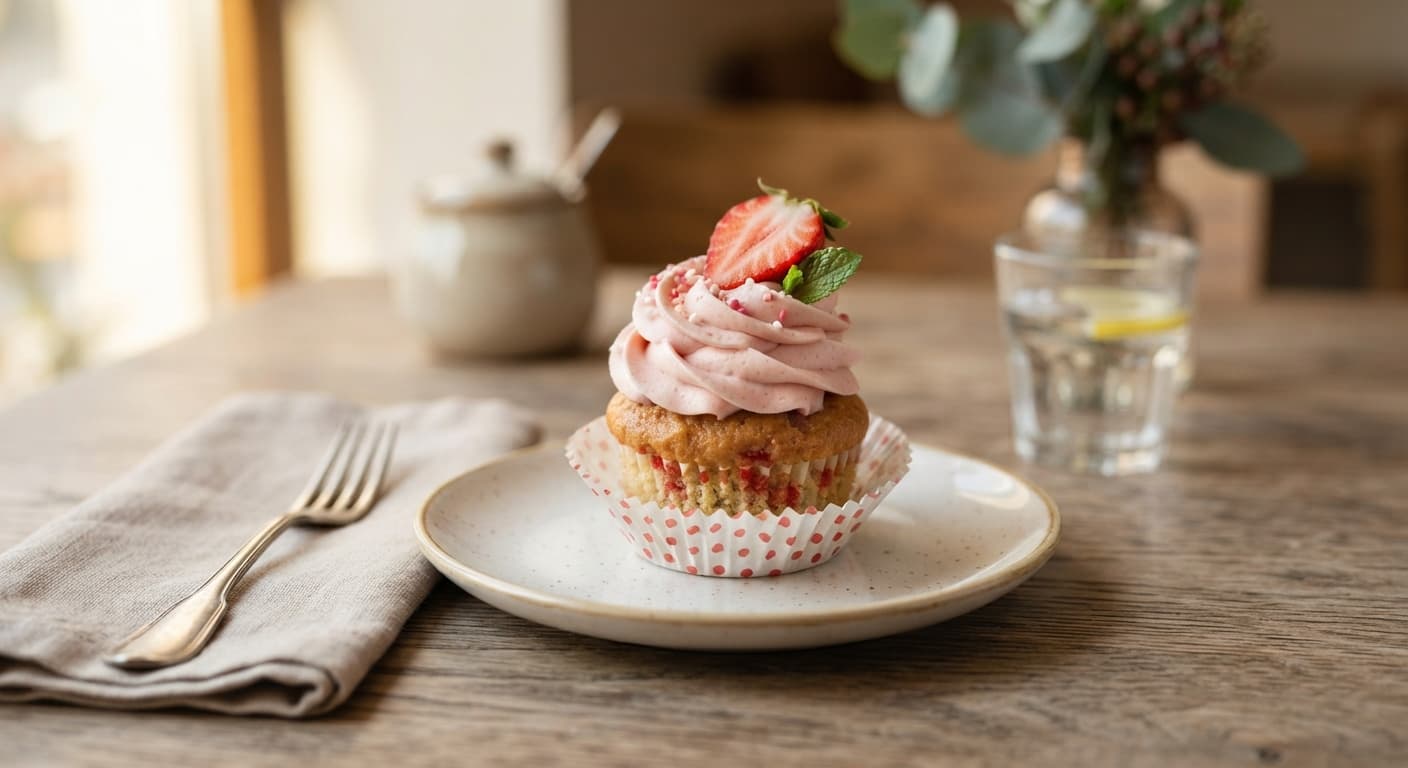 Strawberry cupcake